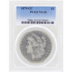 1879-CC $1 Morgan Silver Dollar Coin PCGS VG10