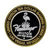 Image 1 : .999 Silver Flamingo Hilton $10 Casino Limited Edition Gaming Token