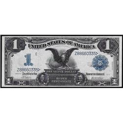 1899 $1 Black Eagle Silver Certificate Note