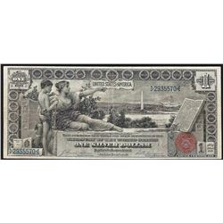 1896 $1 Educational Silver Certificate Note