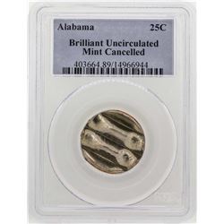 Alabama Quarter Mint Cancelled PCGS Brilliant Uncirculated