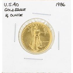 1986 $10 American Gold Eagle Coin