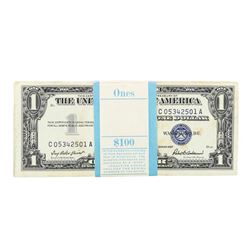 Pack of (100) Consecutive 1957 $1 Silver Certificate Notes
