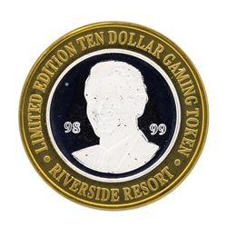 .999 Silver Riverside Resort Hotel & Casino $10 Casino Limited Edition Gaming To