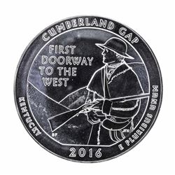2016 5oz Silver ATB Cumberland Gap Kentucky Silver Coin