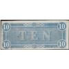 Image 2 : 1864 $10 Confederate States of America Note