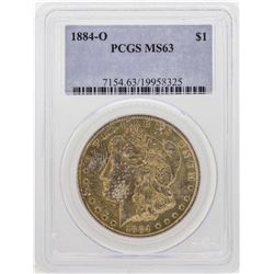 1884-O $1 Morgan Silver Dollar Coin PCGS MS63