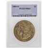 Image 1 : 1884-O $1 Morgan Silver Dollar Coin PCGS MS63