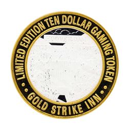 .999 Silver Gold Strike Inn Boulder City, Nevada $10 Limited Edition Casino Gami