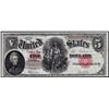 Image 1 : 1907 $5 Woodchopper Legal Tender Note