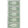 Image 4 : Lot of (10) 1935 & 1957 $1 Silver Certificate Notes