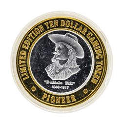 .999 Silver Pioneer Hotel & Gambling Hall $10 Casino Limited Edition Gaming Toke