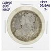 Image 1 : 1827 Square Base 2 Capped Bust Half Dollar Coin