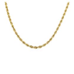 14KT Yellow Gold Regular Rope Chain
