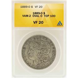 1889-O $1 Morgan Silver Dollar VAM-2 Top 100 ANACS VF20