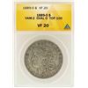 Image 1 : 1889-O $1 Morgan Silver Dollar VAM-2 Top 100 ANACS VF20