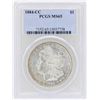 Image 1 : 1884-CC $1 Morgan Silver Dollar Coin PCGS MS65