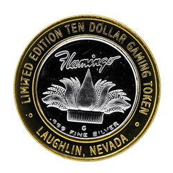 .999 Silver Flamingo Hilton $10 Casino Limited Edition Gaming Token