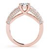 Image 2 : 3.05 CTW Certified VS/SI Diamond Solitaire Ring 18K Rose Gold - REF-675M4F - 28141