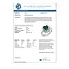 Image 3 : 2.40 CTW Emerald & Diamond Ring 18K White Gold - REF-80F2N - 11150