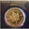 Image 4 : 2015 Canada Pur Gold 50 Cents 1 Gram maple Leaf
