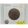 Image 1 : 1892 Obv-3 Canada Large Cent