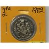 Image 1 : 1982 Type 2 Canada 50 Cents