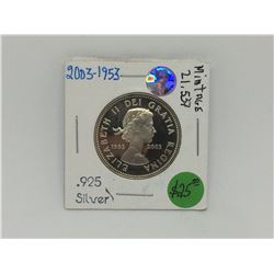 2003-1953 Canada Proof Sterling Silver 50 Cents-Low Mintage