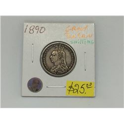 1890 Great Britain One Shilling