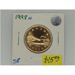 1998 w Canada Specimen Loonie