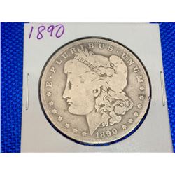 1890 USA Silver Morgan Dollar