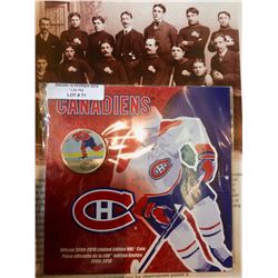 2010 (2009) 50 Cents Specimen Montreal Hockey Coin