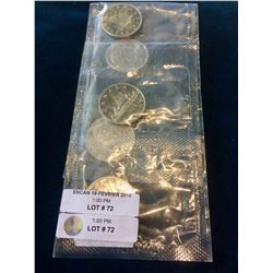 1969 Canada Unc Strip of 5 x 1 Dollar