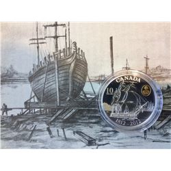 2012 Canada Proof 10 Dollars Coin-HMS Shannon (1812) Pur Silver-No Tax