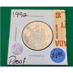 1992 Canada Proof 50 Cents
