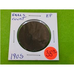 1905 Gigantic wheel medal-Earls Count