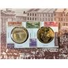 Image 2 : 1967 Canada Silver Dollar & 1967 Commemorative Centennial Gold Plated token