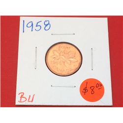 1958 Canada 1 Cent BU