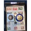 Image 3 : Canada Centennial Sterling Silver Medaillon & token and Canada post Special Delivery Box