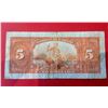 Image 3 : 1935 Bank of Canada 5 Dollars French Note, F124381
