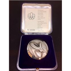 1976 Vintage Sterling Olympic Games Medaillion 68 gr
