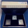 Image 1 : 1976 Montreal Pur Silver XXI Olympiad Set of 3 Stamps 15,55gr each