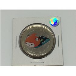 2010 Canada 50 Cents Vancouver Coin no.7 Miga Skeleton Mintage 1672