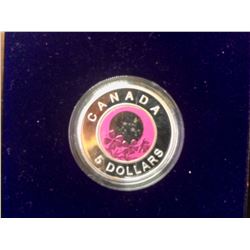 2012 Canada Proof 5$ Sterling Silver Niobium Coin-Full Pink Mooon