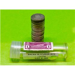 Canada Silver 10 Cents Coins, Lot of 50 Pieces