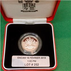 2003 United Kingdom Silver Sterling One Pound Coin, 10 000 Minted, 19 Gr