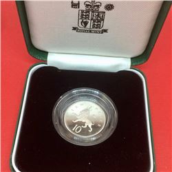 1992 Sterling Silver Proof Piedfort Ten Pence Coin-13 gr, 15 000 Minted only
