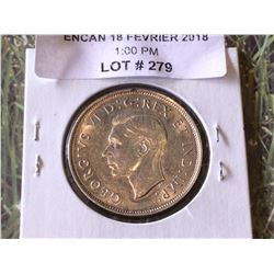 1940 Canada Silver 50 Cents