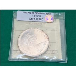 1967 Canada Silver Dollar ICCS MS-64