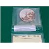 Image 2 : 1967 Canada Silver Dollar ICCS MS-64